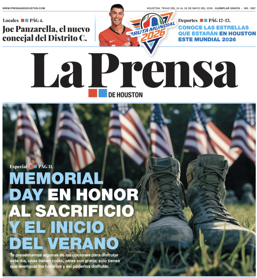 Edición impresa de La Prensa de Houston